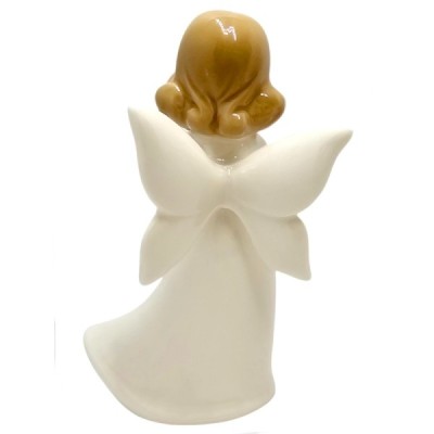 Figurka Aniołek porcelanowy 10cm - biały 2522A
