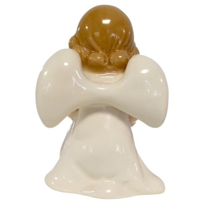 Figurka Aniołek porcelanowy 8cm - biały 2523A