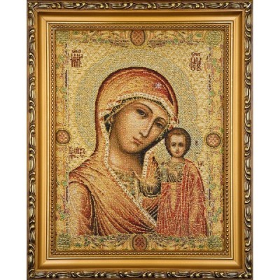 Obraz Haft. M.B. Kazańska 22x27,5cm 2025S23 Obraz Haft. M.B. Kazańska 22x27,5cm 2025S23