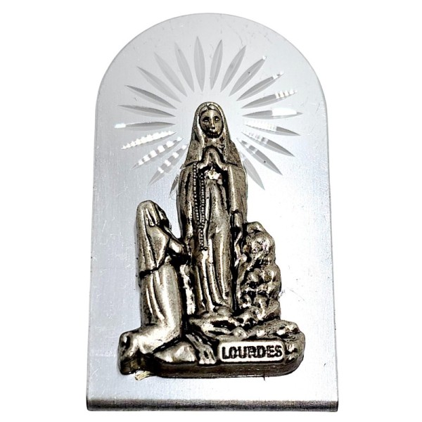 Witrażyk Maria z Lourdes 6,5cm 083