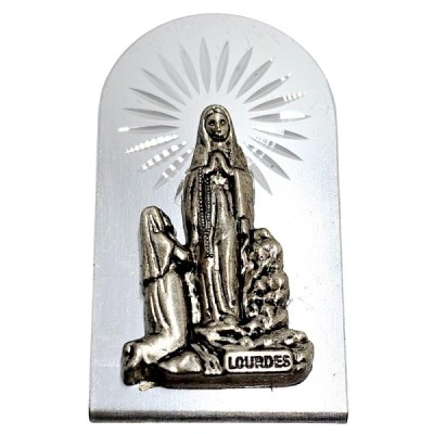 Witrażyk Maria z Lourdes 6,5cm 083 Witrażyk Maria z Lourdes 6,5cm 083