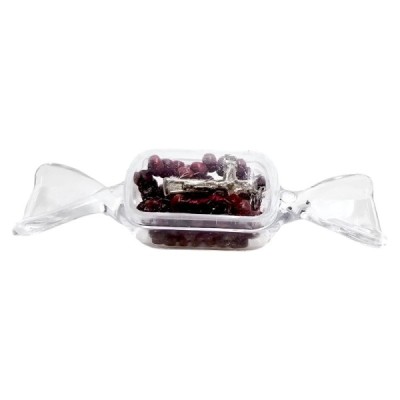 Różaniec w cukierku bordowy M30BORDO Różaniec w cukierku bordowy M30BORDO