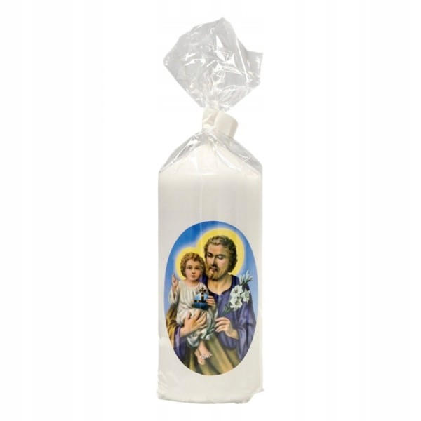 Świeca okolicznościowa Św. Józef 12/5cm