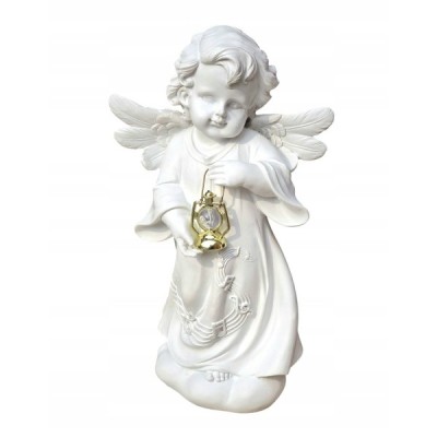 Figura Anioł z Latarenką w dwóch rękach TG015434A Figura Anioł z Latarenką w dwóch rękach TG015434A