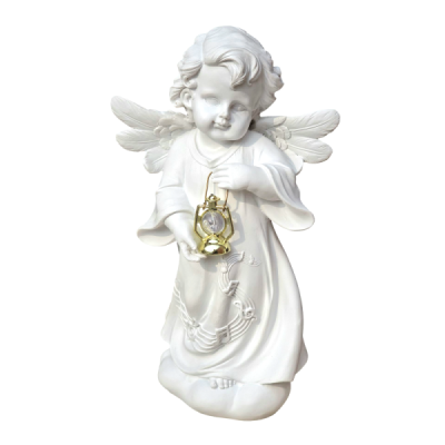 Figura Anioł z Latarenką w dwóch rękach TG015434A Figura Anioł z Latarenką w dwóch rękach TG015434A