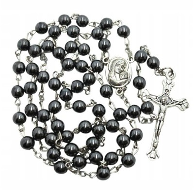 Różaniec w pudełku hematyt 2017-2