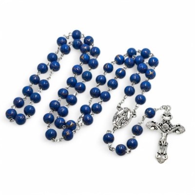 Różaniec granatowy R26G