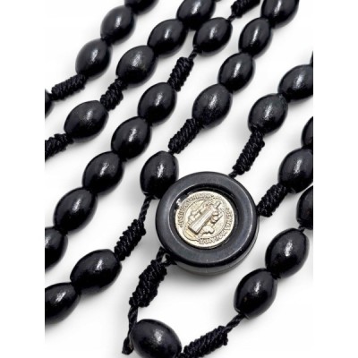 Różaniec czarny Benedykt 2046