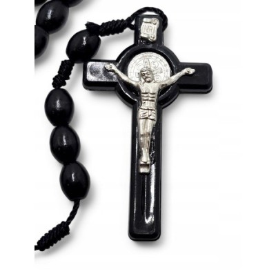 Różaniec czarny Benedykt 2046