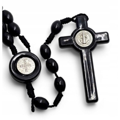Różaniec czarny Benedykt 2046