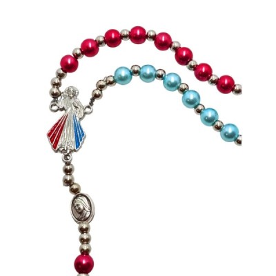 Różaniec szklany JUT R2457