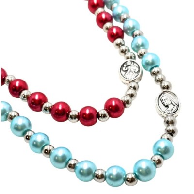 Różaniec szklany JUT R2457