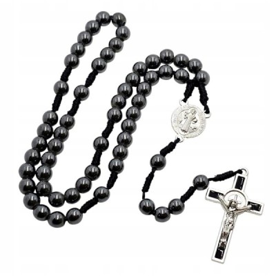 Różaniec hematyt  HDW60651N