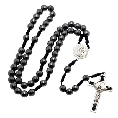 Różaniec hematyt  HDW60651N