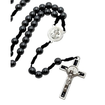 Różaniec hematyt  HDW60651N