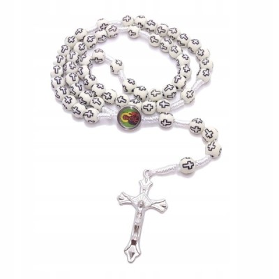 Różaniec Plastikowy Jezu Ufam Tobie / Matka Boska Częstochowska HDW62976NBC