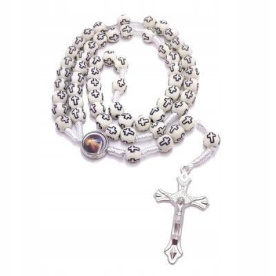 Różaniec Plastikowy Jezu Ufam Tobie / Matka Boska Częstochowska HDW62976NBC