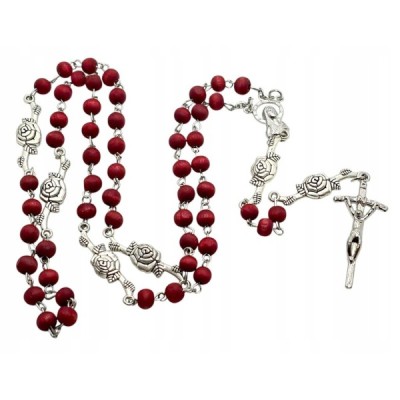 Różaniec zapachowy różany w pudełku R2450P