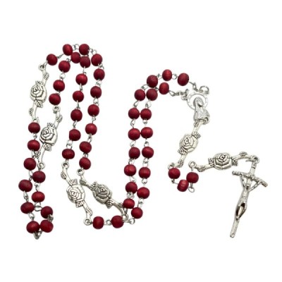 Różaniec zapachowy różany w pudełku R2450P