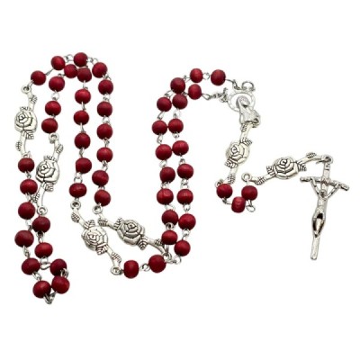 Różaniec zapachowy różany w pudełku R2450P