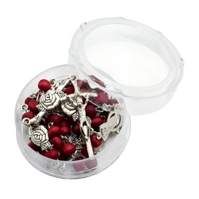 Różaniec zapachowy różany w pudełku R2450P