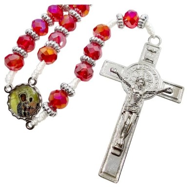 Różaniec czerwony M.B. Częstochowska R2413CCZ