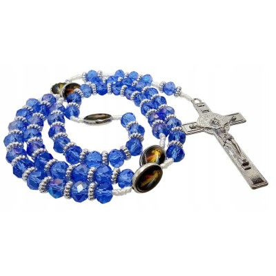 Różaniec niebieski Jezu Ufam Tobie R2413NJUT
