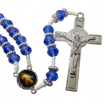 Różaniec niebieski Jezu Ufam Tobie R2413NJUT