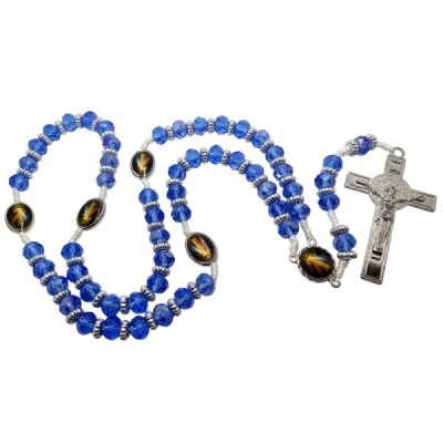 Różaniec niebieski Jezu Ufam Tobie R2413NJUT