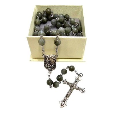 Różaniec kamień naturalny labradoryt M127