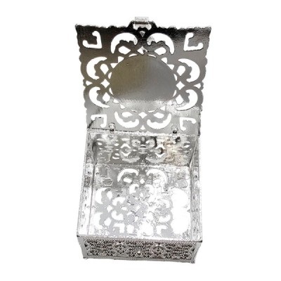 Pudełko na różaniec srebrne M87S