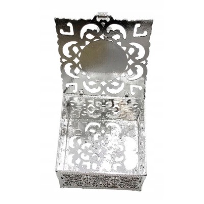 Pudełko na różaniec srebrne M87S