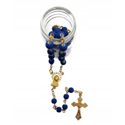 Różaniec Niebieski w słoiczku 2410N