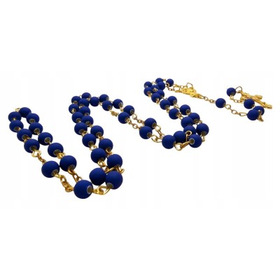 Różaniec Niebieski w słoiczku 2410N