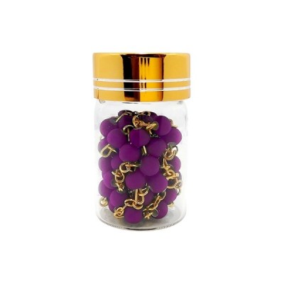 Różaniec Fioletowy w słoiczku 2410F