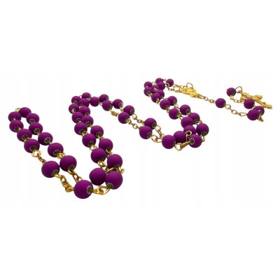 Różaniec Fioletowy w słoiczku 2410F
