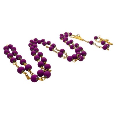 Różaniec Fioletowy w słoiczku 2410F