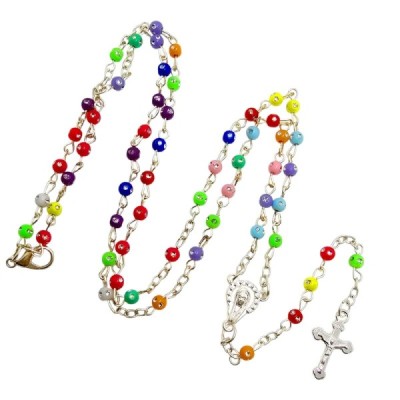 Różaniec kolorowy w słoiczku  R45