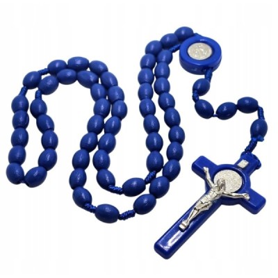 Różaniec Benedykt niebieski HDW81233NN