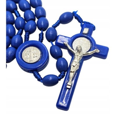 Różaniec Benedykt niebieski HDW81233NN