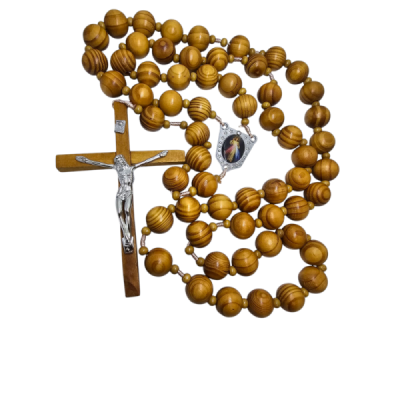 Różaniec JUT drewniany Duży  R 2422