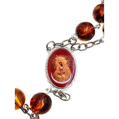 Różaniec Bursztyn R29