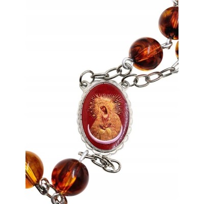 Różaniec Bursztyn R29