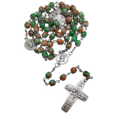 Różaniec zielony w pudełku 5057-3Z