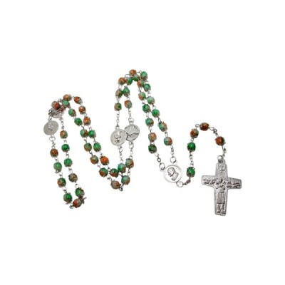 Różaniec zielony w pudełku 5057-3Z