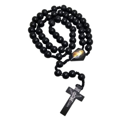 Różaniec drewniany czarny HDW81169ND