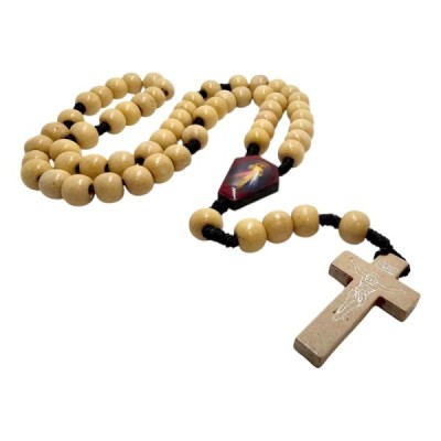 Różaniec drewniany beż HDW81169NC