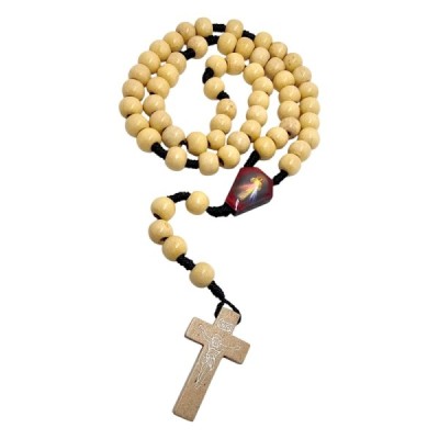 Różaniec drewniany beż HDW81169NC