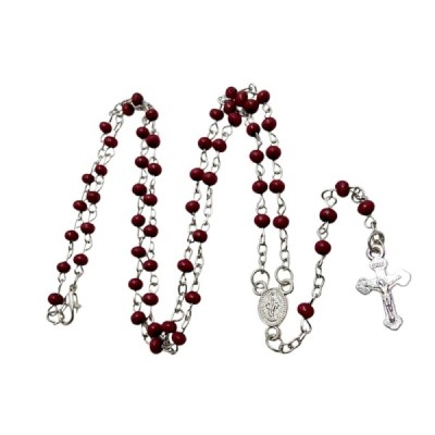 Różaniec w słoiczku zapachowy bordowy 202553
