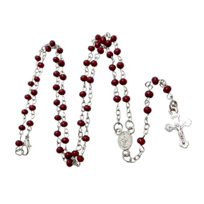 Różaniec w słoiczku zapachowy bordowy 202553